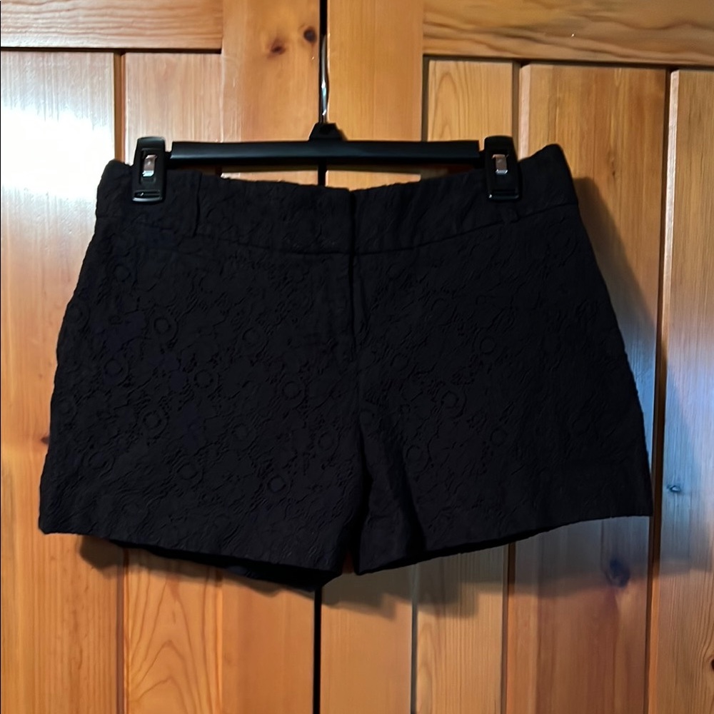 LOFT Black Lace Shorts